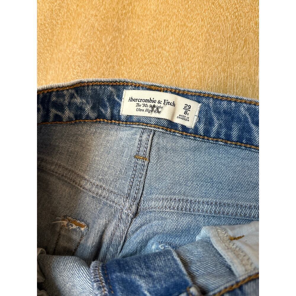 Abercrombie The 90s‎ Straight Ultra High Rise Jeans - Picture 4 of 6